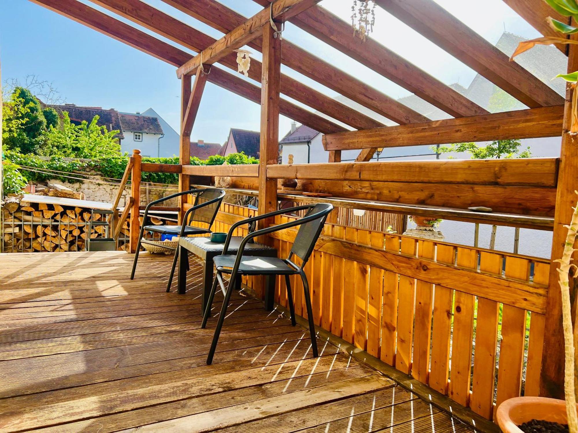 Altstadt Apartment Mit Terrasse Mainbernheim Exterior foto